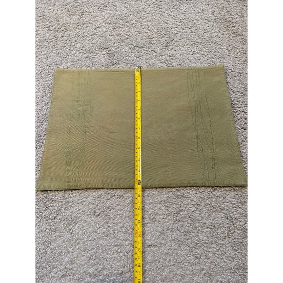 Vtg WC Fashions Set Of 8 Green Cloth Napkins & 7 Placemats !00% Cotton - Picture 7 of 16